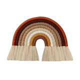 Arc en ciel macramé terracotta