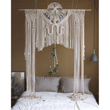 Arche mariage rideau macramé