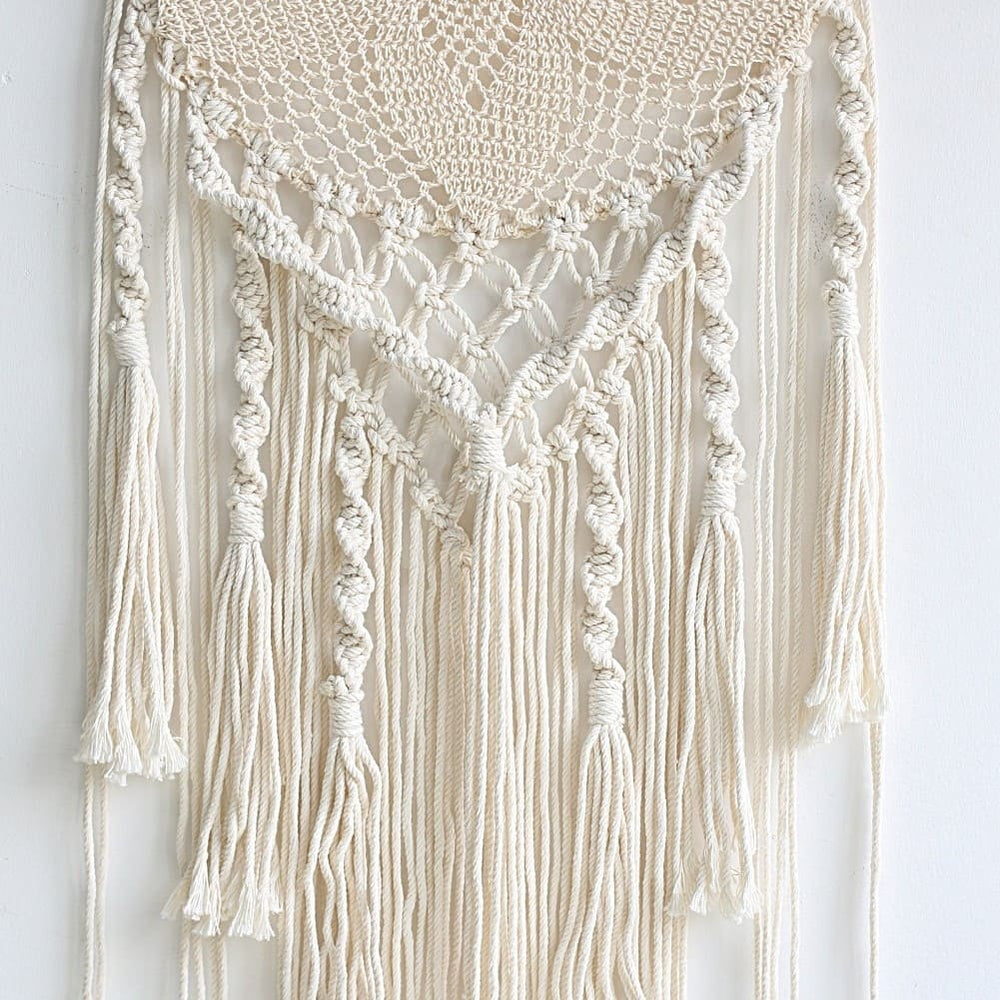 Attrape rêve mariage bohème macramé