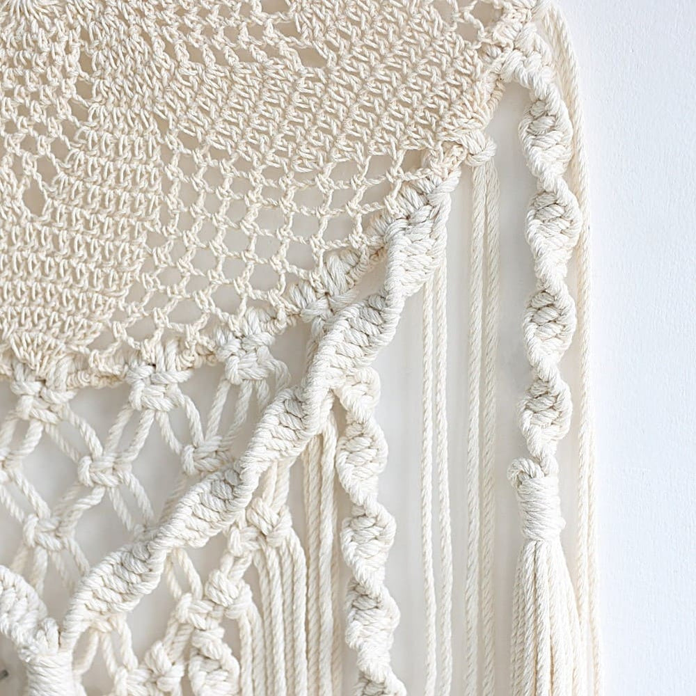 Attrape rêve mariage bohème macramé