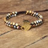 Bracelet arbre de vie macramé