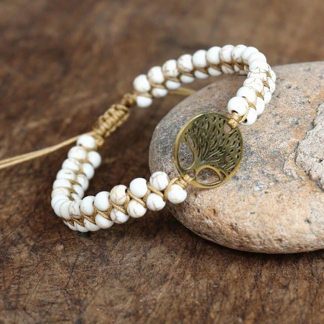 Bracelet arbre de vie macramé