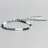 Bracelet d'amitié en macramé