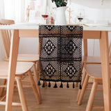 Chemin de table dentelle macramé