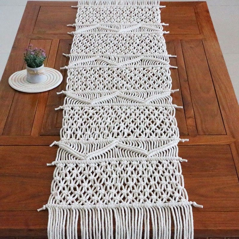 Chemin de table mariage bohème