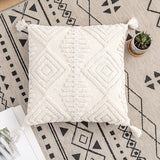 Coussin déco bohème macramé