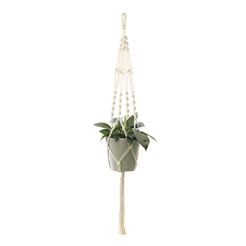 Déco plante macramé