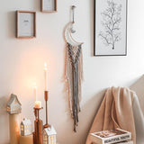 Déco murale attrape rêve macramé