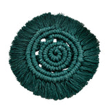 Dessous de verre macramé couleur