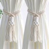 Embrasse rideau bohème macramé