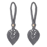 Embrasse rideau feuille macramé