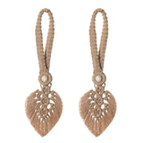 Embrasse rideau feuille macramé