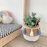 Guirlande macramé pompon