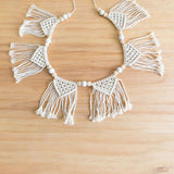 Guirlande bohème macramé
