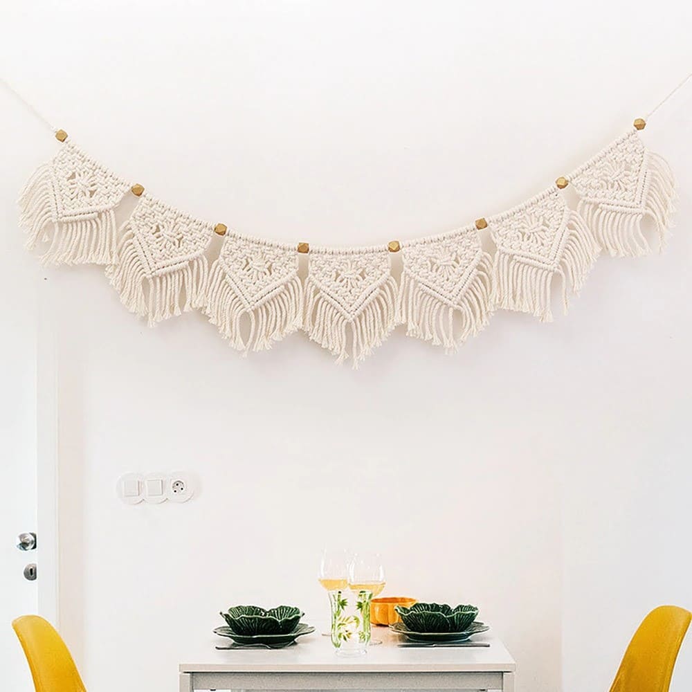 Guirlande en macramé