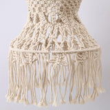 Luminaire suspendu macramé