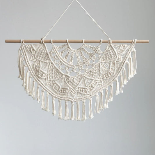 Macramé déco murale