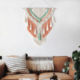 Macramé mural 2 couleurs