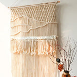 Macramé mural moderne