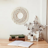 Macramé rond mural