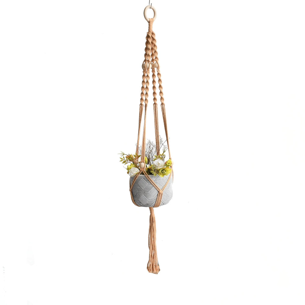 Macramé suspension pour plante