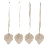 Macramé attache rideau feuille