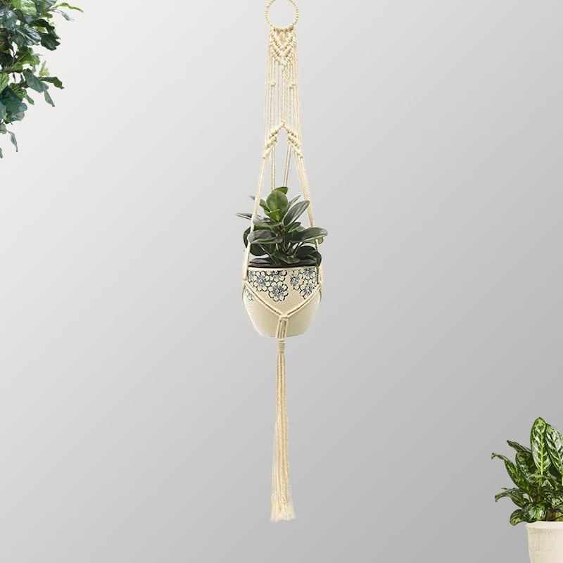 Macramé pour plante suspendue