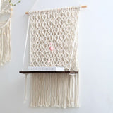 Macramé pour étagère