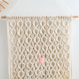 Macramé pour étagère