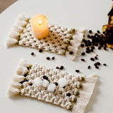 Napperon macramé rectangulaire