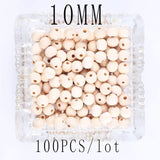 Perle en bois pour macramé