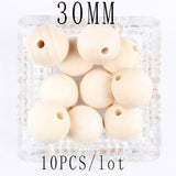 Perle en bois pour macramé