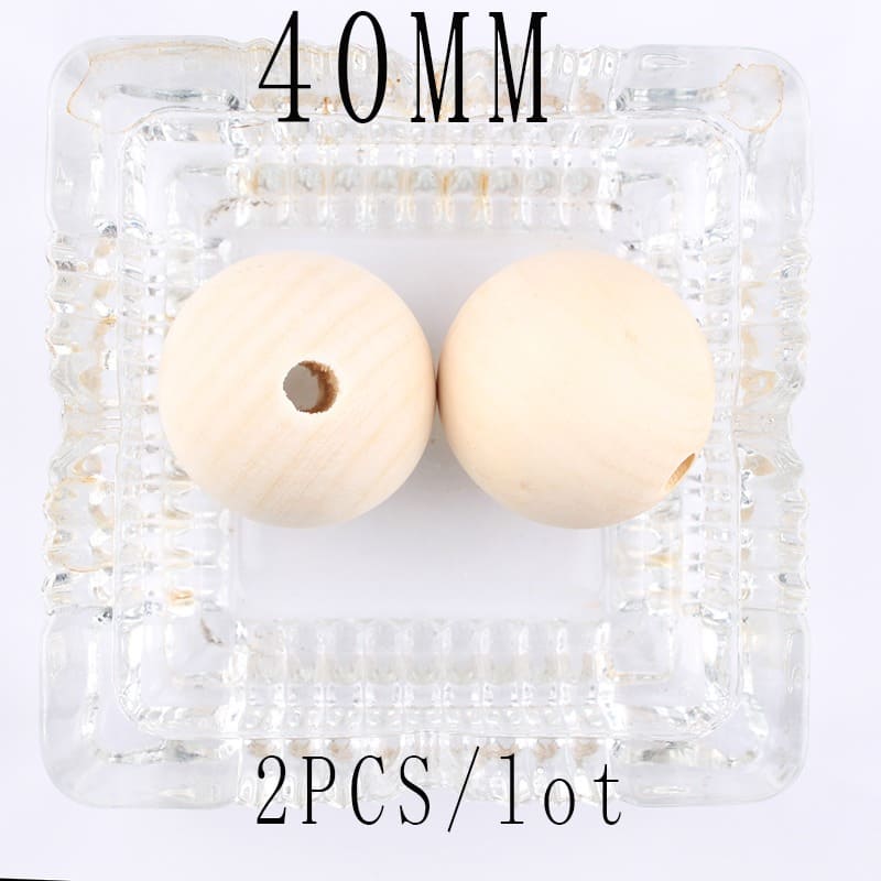 Perle en bois pour macramé