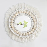 Petit miroir macramé