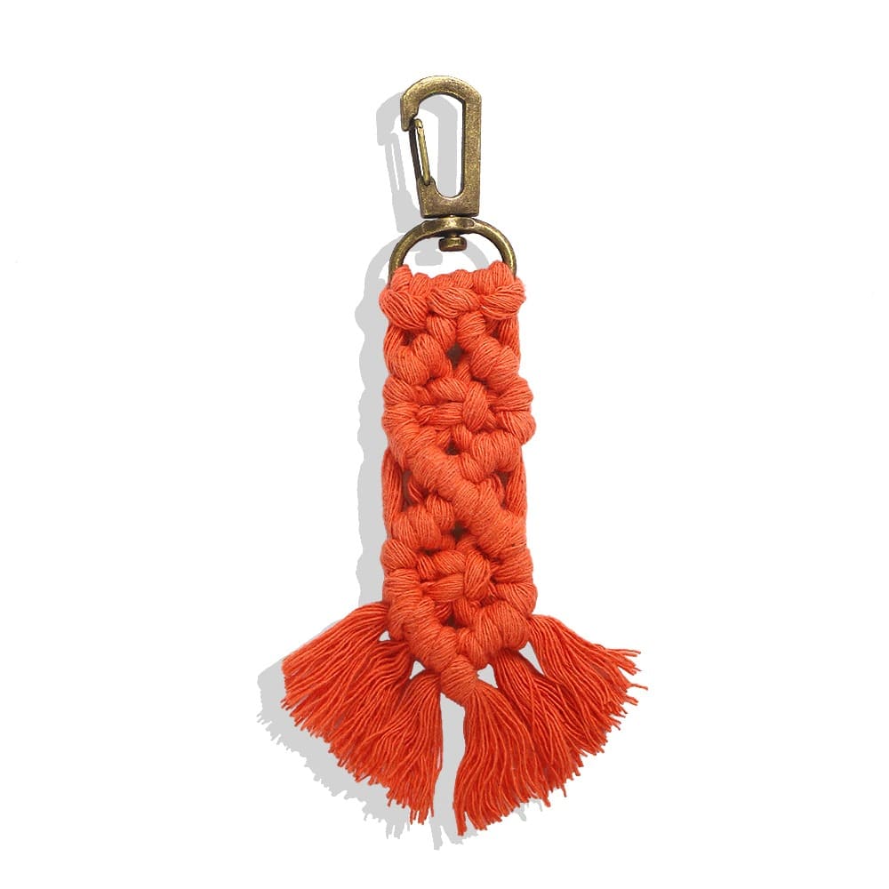 Porte-clé macramé couleur