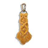 Porte-clé macramé couleur