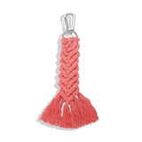 Porte-clé macramé couleur
