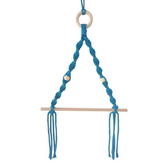 Porte-papier toilette coloré macramé