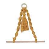Porte-papier toilette macramé pompon
