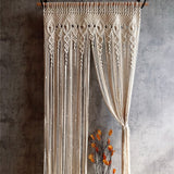 Rideau macramé bohème