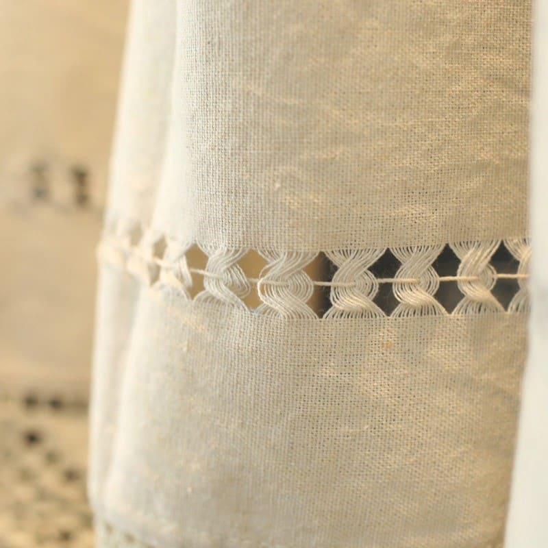 Rideau macramé cuisine