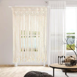 Rideau macramé extérieur