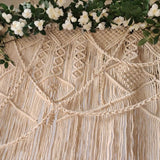 Rideau macramé mariage