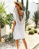 Robe en macramé