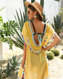 Robe en macramé