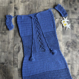 Robe macramé plage