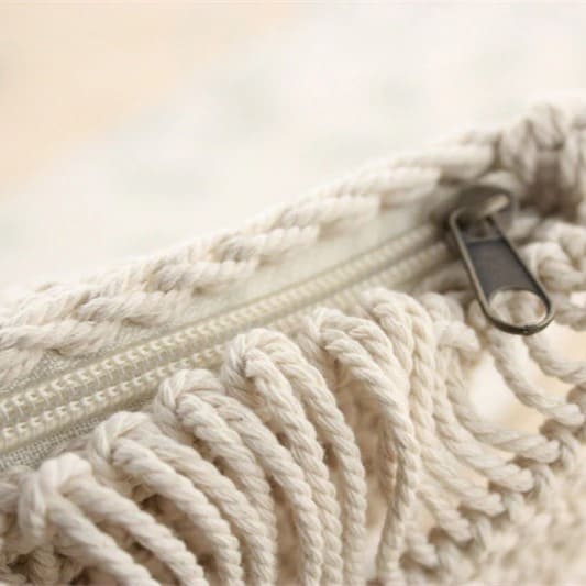 Sac bandoulière macramé