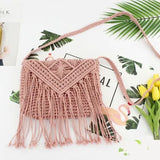 Sac bandoulière macramé