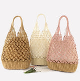 Sac de plage macramé