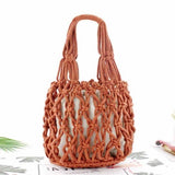 Sac en corde macramé